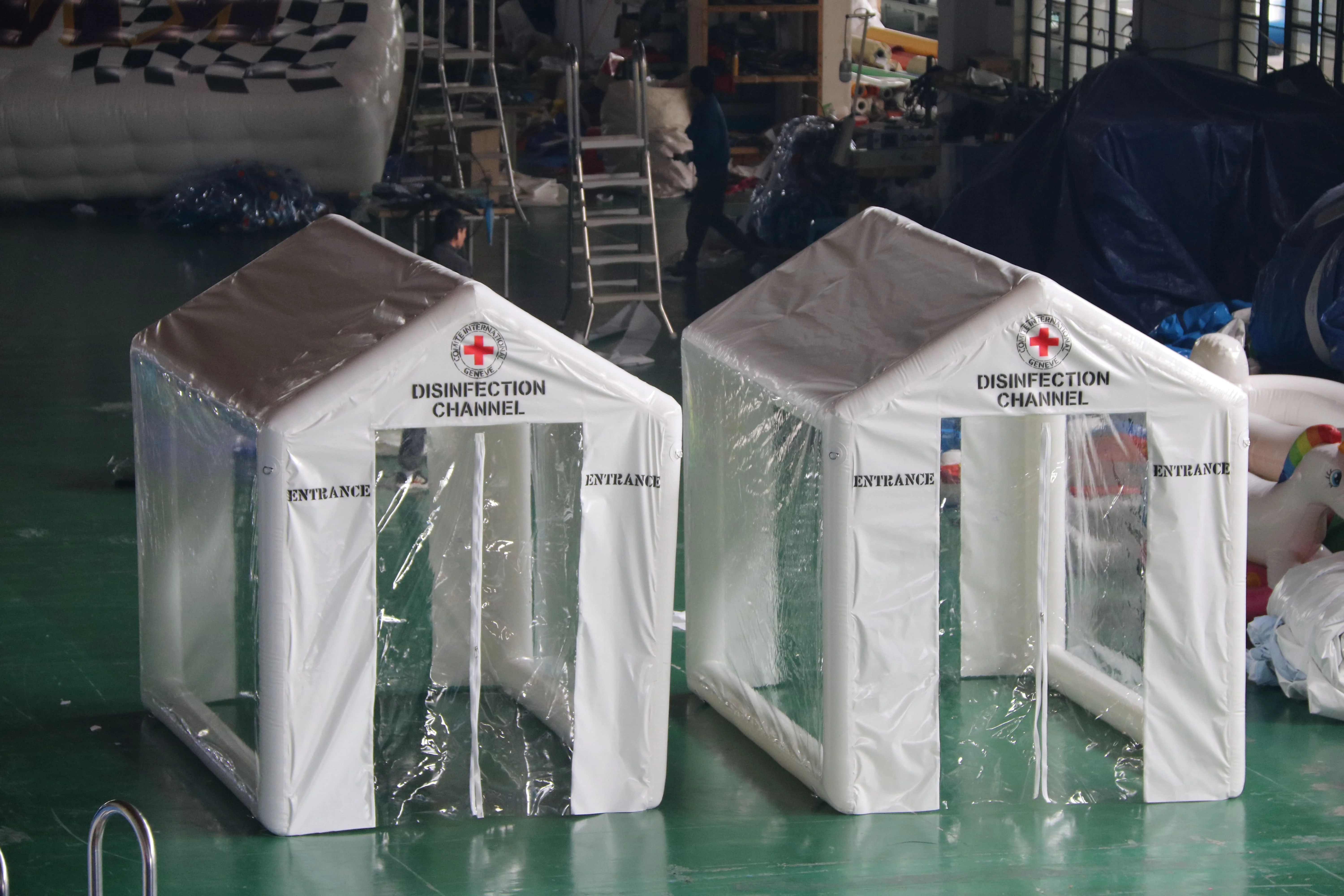 Wholesale customized hospital medical rescue emergency tent waterproof fireproof outdoor inflatable tents for sale