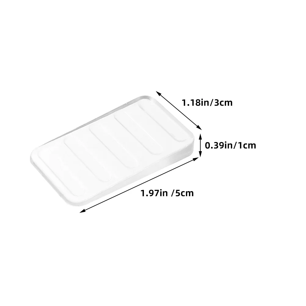 8 Stück durchsichtige Möbel-Nivellierungsunterlegscheiben aus Kunststoff, vielseitige Nivellierer für Tisch, Bett, Bücherregal, Möbelnivellierungsunterlegscheiben