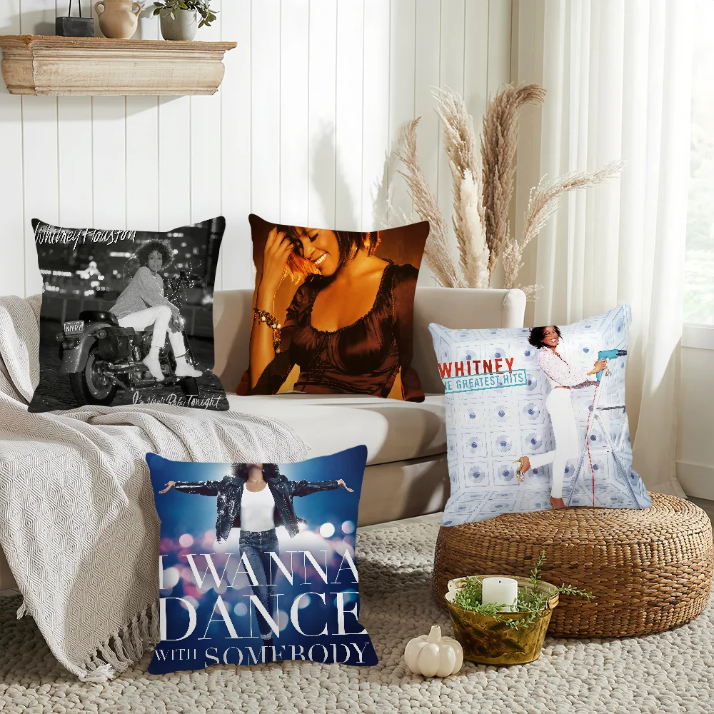 كيس وسادة سنجر واتني هيوستن مناسب لغرف النوم وغرف المعيشة والسيارات والديكور المنزلي #1