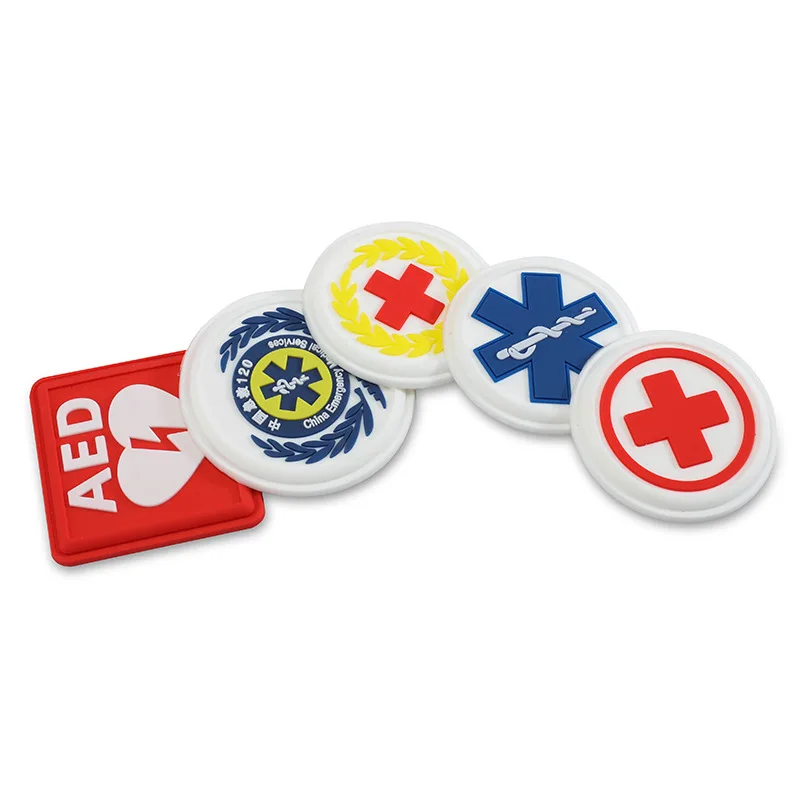 

Adhesive label medical emergency sign Velcro