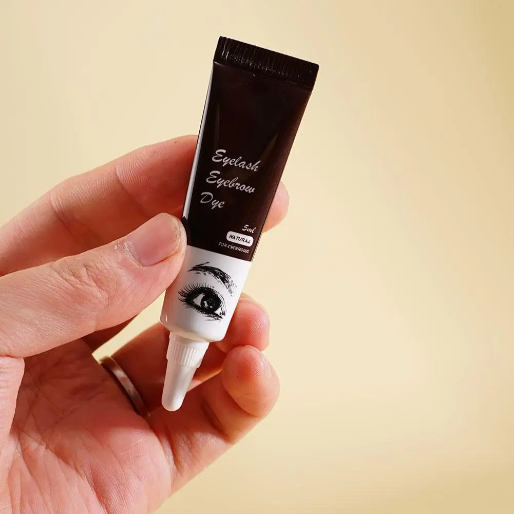 Waterproof Eyelash Eyebrow Dye Kit Professional Brow Tint Set  Long-Lasting Natural Color DIY Lash/Brow Coloring Makeup Tools