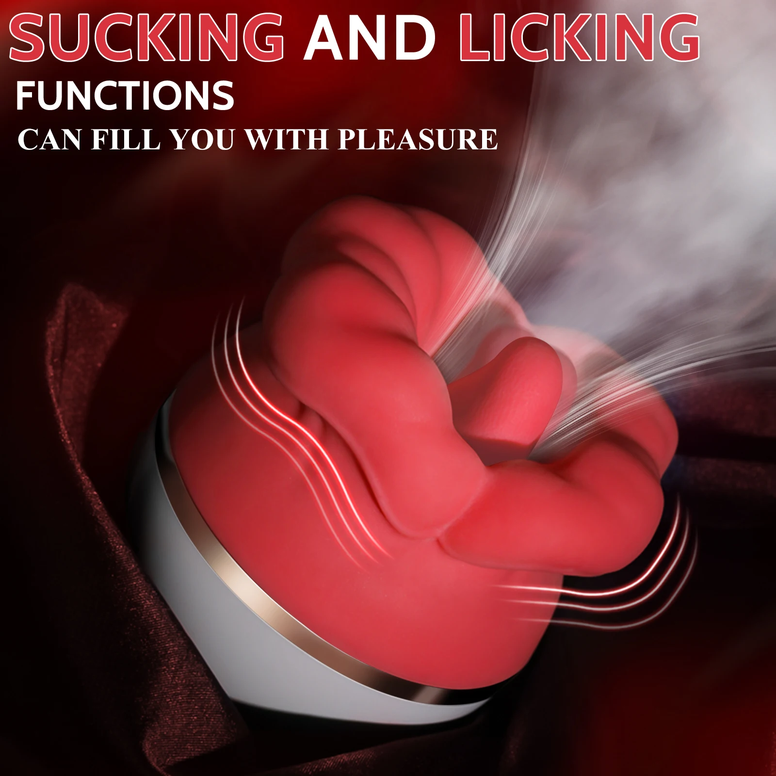 Rose Sucking Licking Vibrator For Women Vagina Nipples Stimulator Clitoris Massager Female Silicone Masturbators Adult Sex Toys