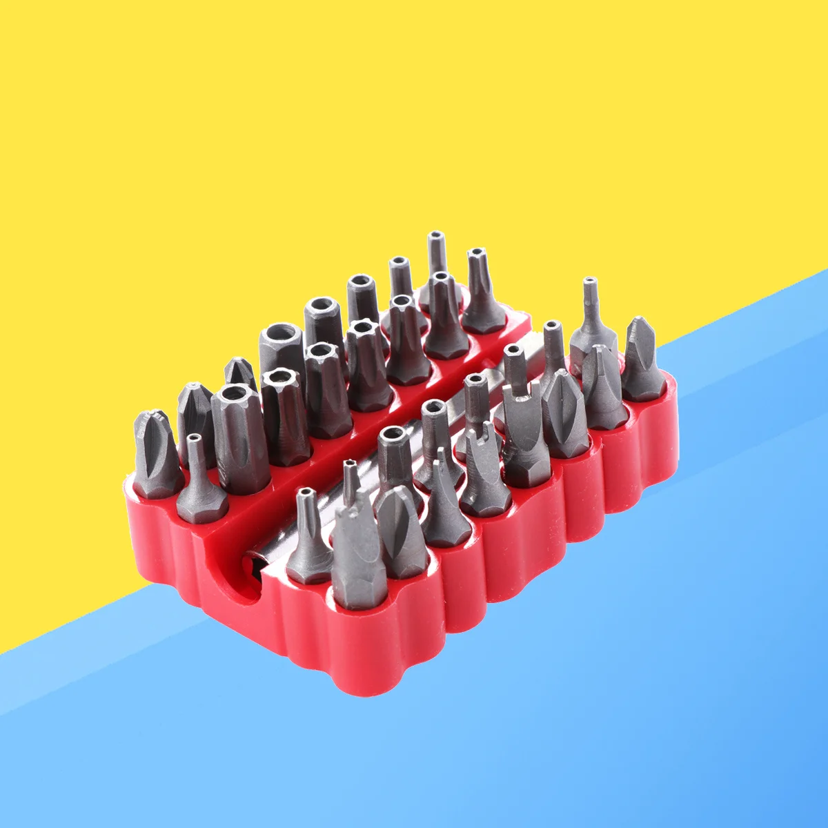 

33Pcs Security Bit Set Magnetic Extension Bit Holder Pocket Size Hex Star Screwdriver Bits for Drills Security Bits