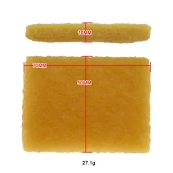 1PC Rubber Glue And Residual Eraser Glue Eraser Sandpaper Eraser Clean Tools 70x50x10mm Suitable For Hand Tool Sets