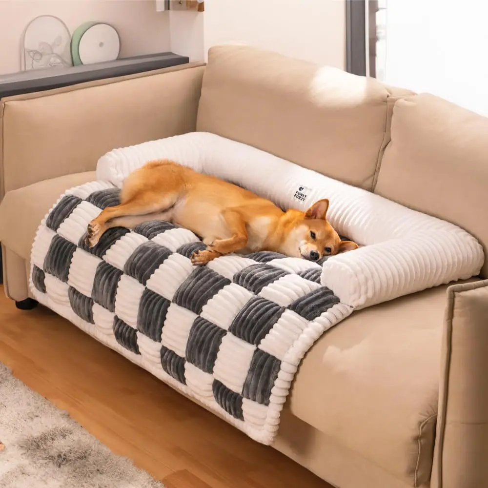 Washable Thickened Luxury Dog & Cat Bed Blanket Warm Plush Soft Fluffy Breathable High Quality - view 4