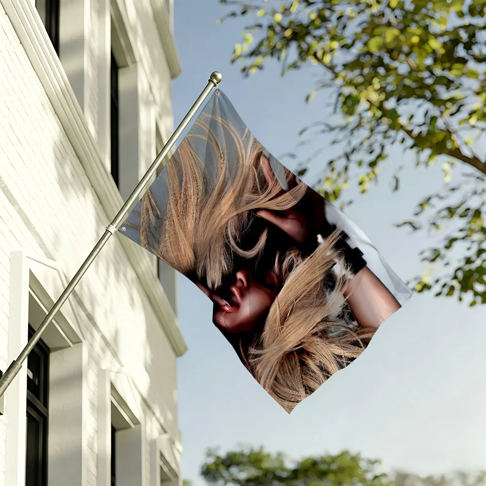 Singer E-Ellie Goulding I Know Too Much flag For Living Room Home Dorm Decor Wall Outdoor Camping Party Banner Gifts