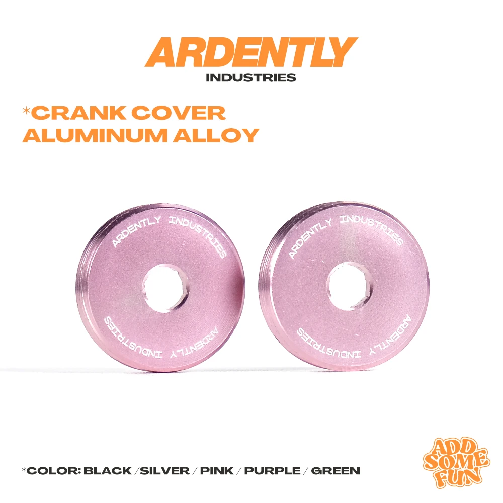 

ARDENTLY Bicycle Crankset Ultralight Alloy Plug Bike Waterproof Screw Crank Dust Cover Racing Hollow Crank Arm Protection Cap