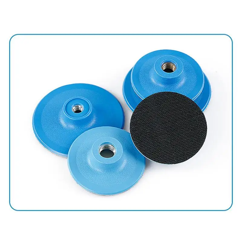 3Pcs Polishing Pad Sanding Disc Backing Pad Selfadhesive Disc Angle Grinder Tray M10 M-14 M-16 Thread Polishing Discs Abrasive T