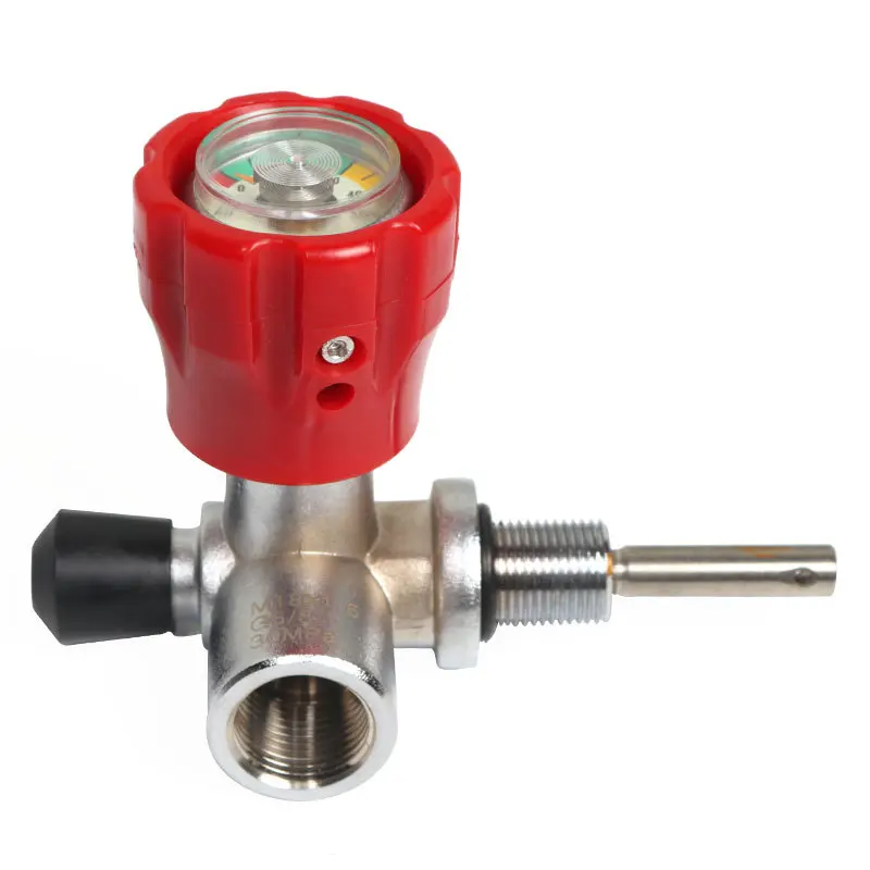 Air respirator with watch bottle head valve Y-type gas cylinder valve with watch bottle valve, quick installation