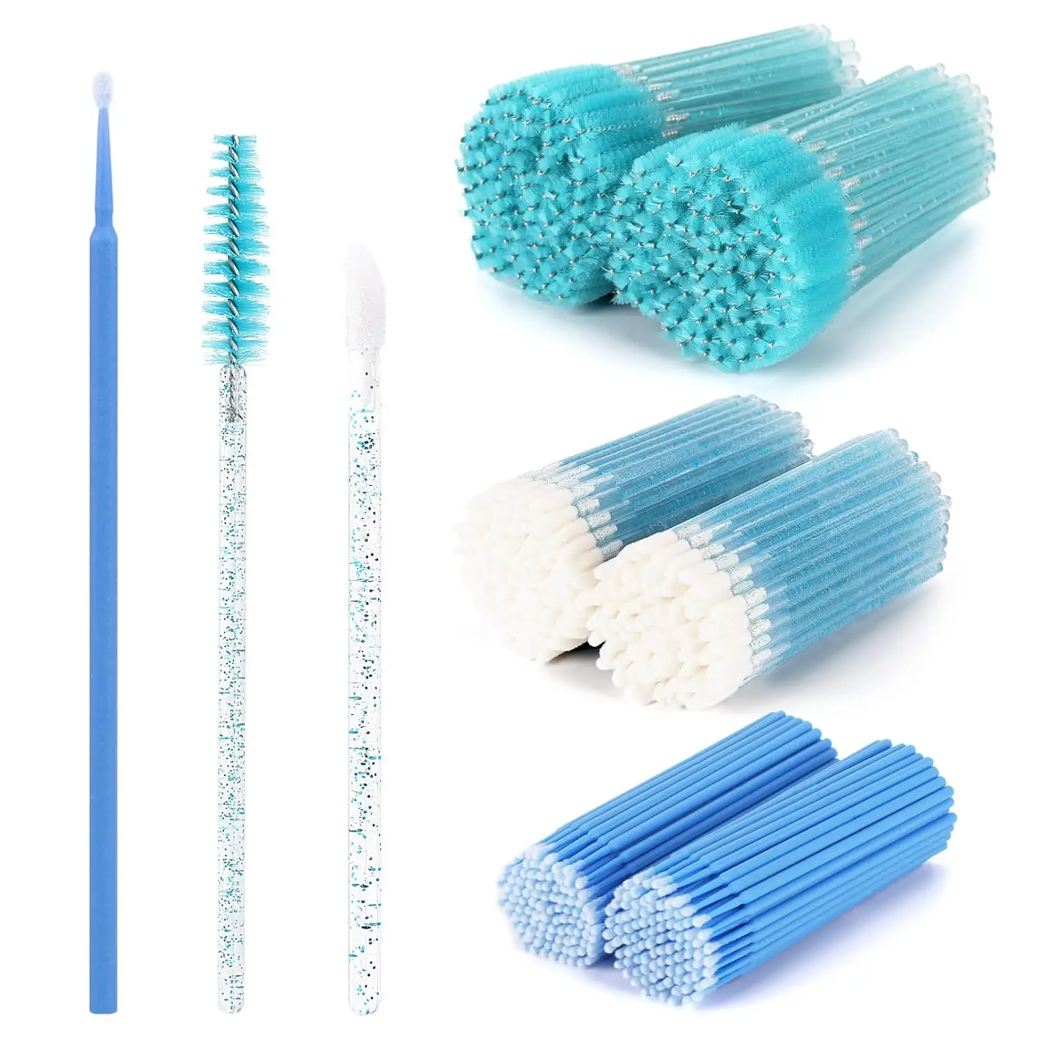 Wholesale 600 Pcs Eyelash Extension Removal Micro Makeup Set Brush Lipline Special Eyelash Brush for Women Lash Make Up Tool