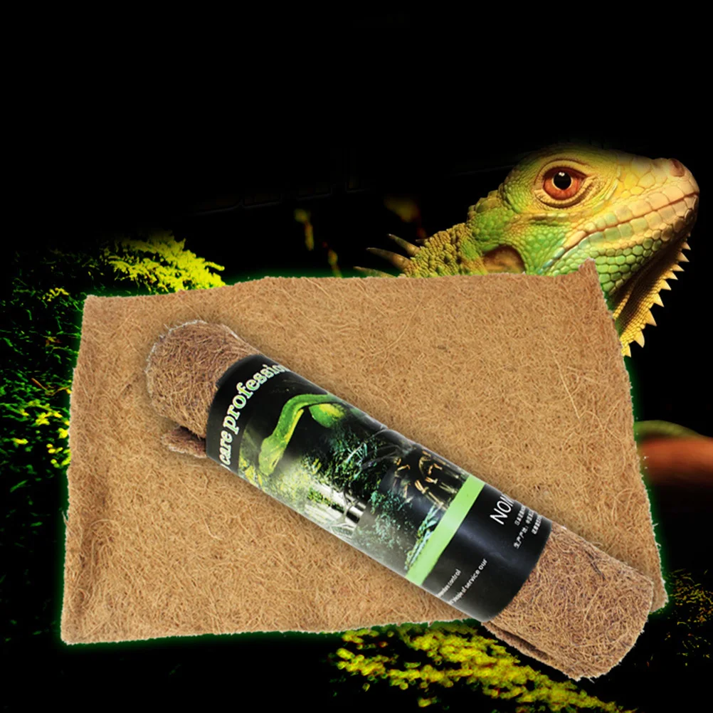 

1pc 100X40Cm Coconut Substrate For Terrarium Liner Bed Terrarium Bedding Mat Supplies Reptile Reptile Products Mat