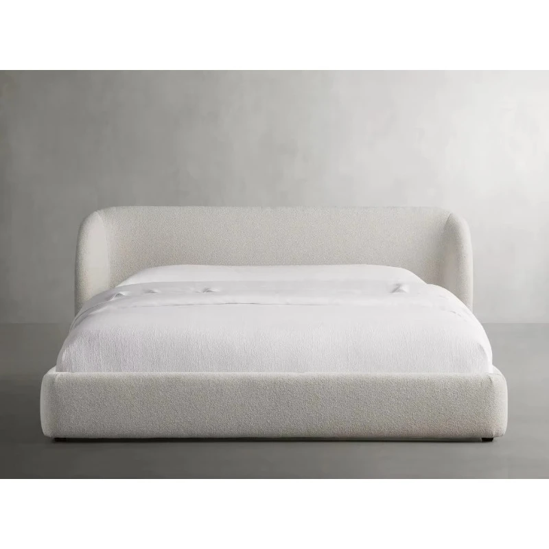 Luxury Modern Bedroom Furniture Upholstered King Fabric Bed