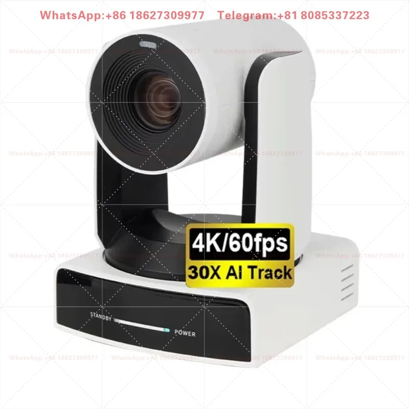 Professional 4K 60fps 30X Optical Zoom Super Telephoto PTZ Camera MC630 - Long Range HD Video Surveillance Live Streaming