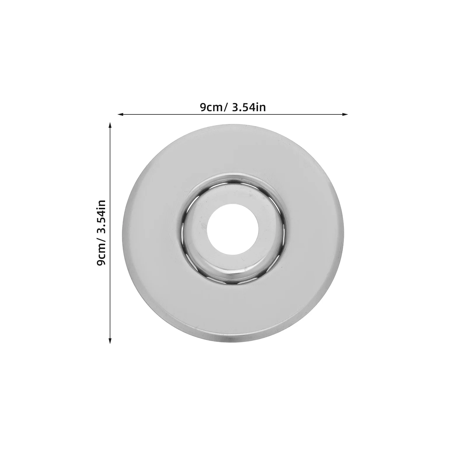 4Pcs Fire Sprinkler Escutcheon Recessed Cover Plate Skirt Trim Easy Installation Heat Resistant for Residential Commercial