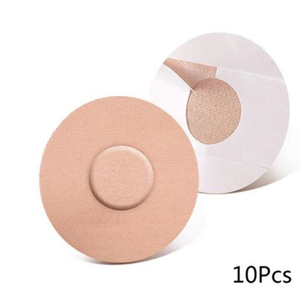 Imagem -03 - Remendos Adesivos Transparentes à Prova Impermeável Água Fixic Estilo Libre Sensor Cobre Remendo Claro Overpatch Fita Redonda Oval Pele Ton 10 Peças