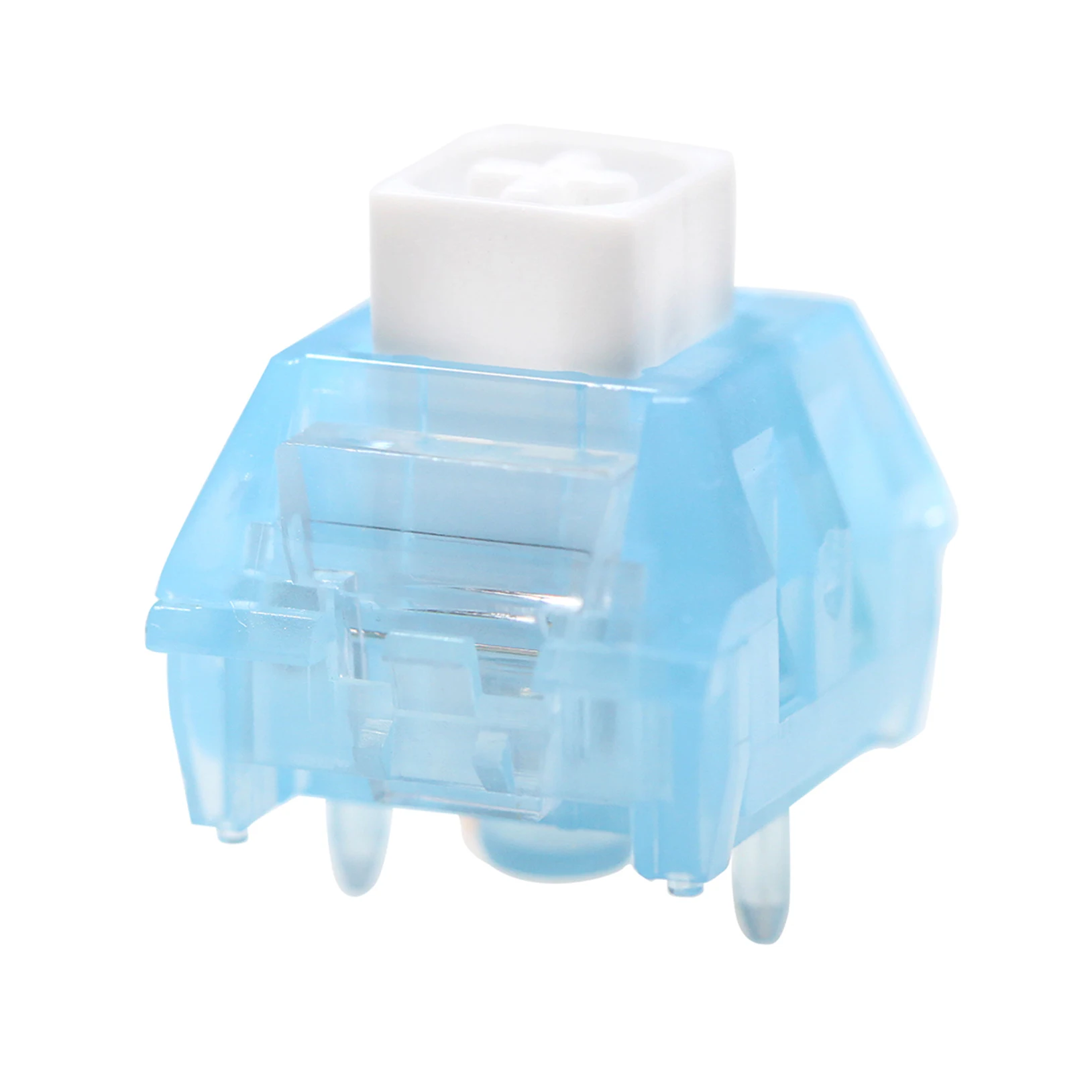 Kailh BOX V2 Arctic Fox Switch For Gaming Mechanical keyboard MX Stem 5pin PC POM Clicky Blue White Long Spring