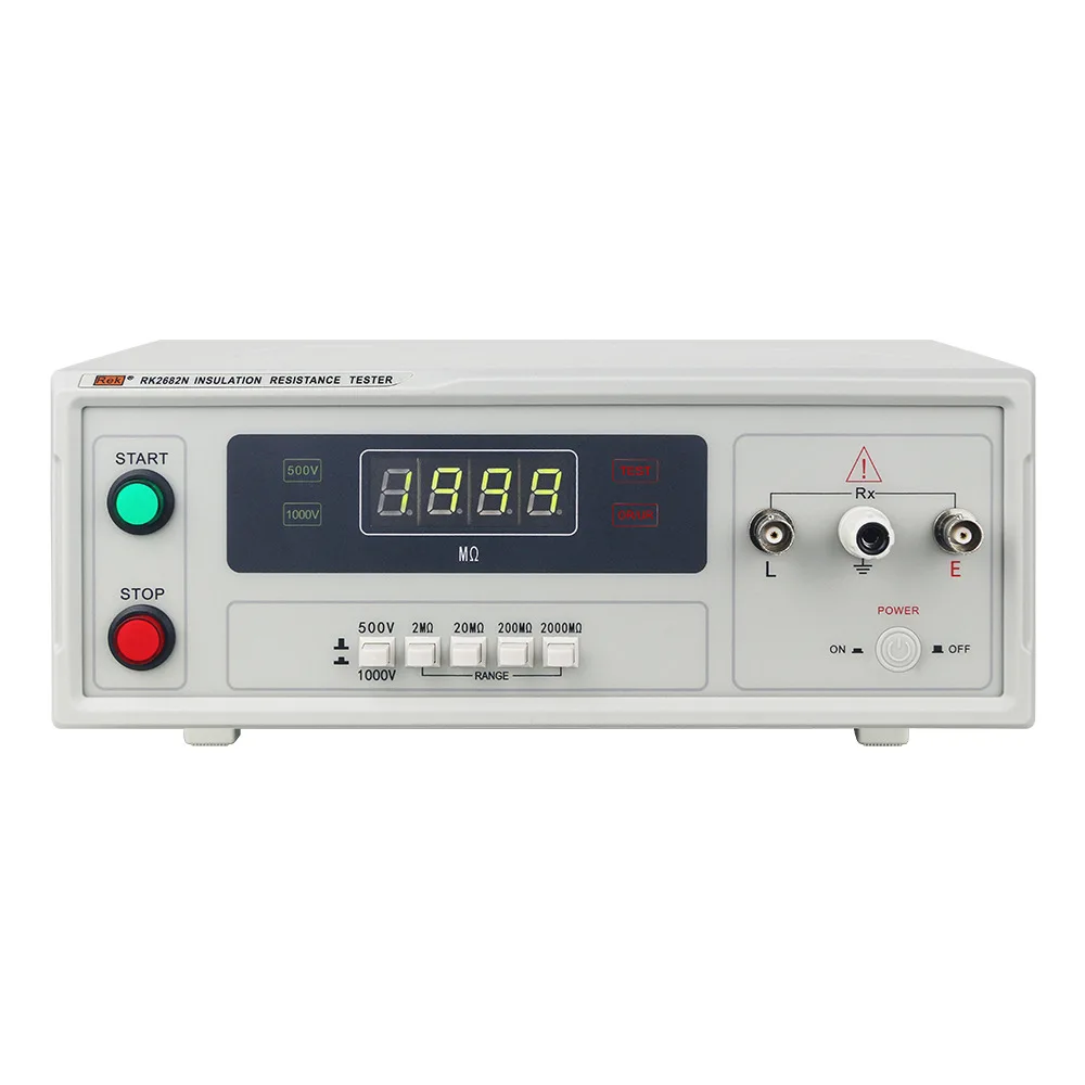 

Merrick RK2682N Insulation Resistance Tester High Precision Home Appliances Cable Equipment Resistance Tester 2GΩ