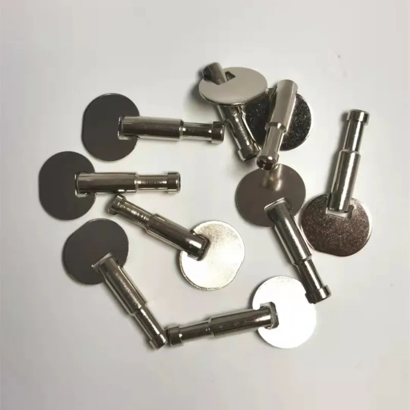 

10pcs Music Box Winding Keys Metal Windup Replacement 28Mm Silver For Jewelry Box Repair Musical Mechanism Movements Diy Toolkit