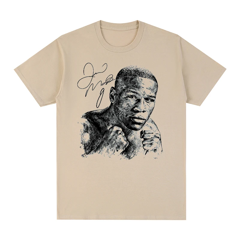 Floyd Mayweather Vintage T-shirt harajuku streetwear Summer Cotton T Shirt Men New TEE TSHIRT Womens Tops