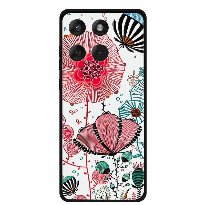 حافظة مزخرفة ثلاثية الأبعاد لهاتف موتورولا موتو X70 Air 5G حافظة ظهر ناعمة من السيليكون الأسود لهاتف موتورولا إيدج 70 2025 حافظة مضادة للصدمات #5