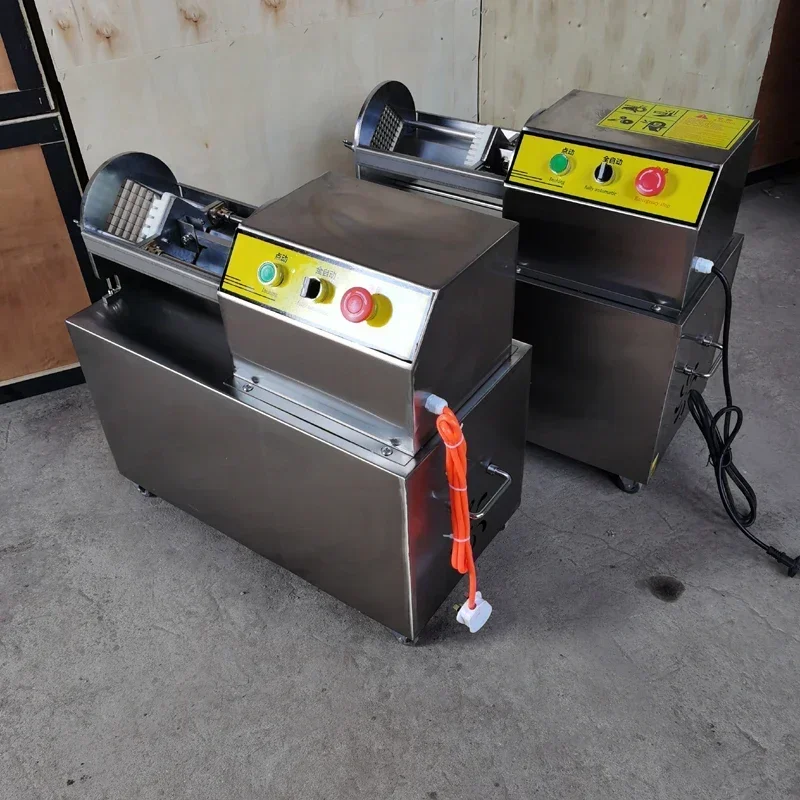 PBOBP Commercial Potato Slicer Machine Electric French Fries Cutter Machine Potato Cutting Machine