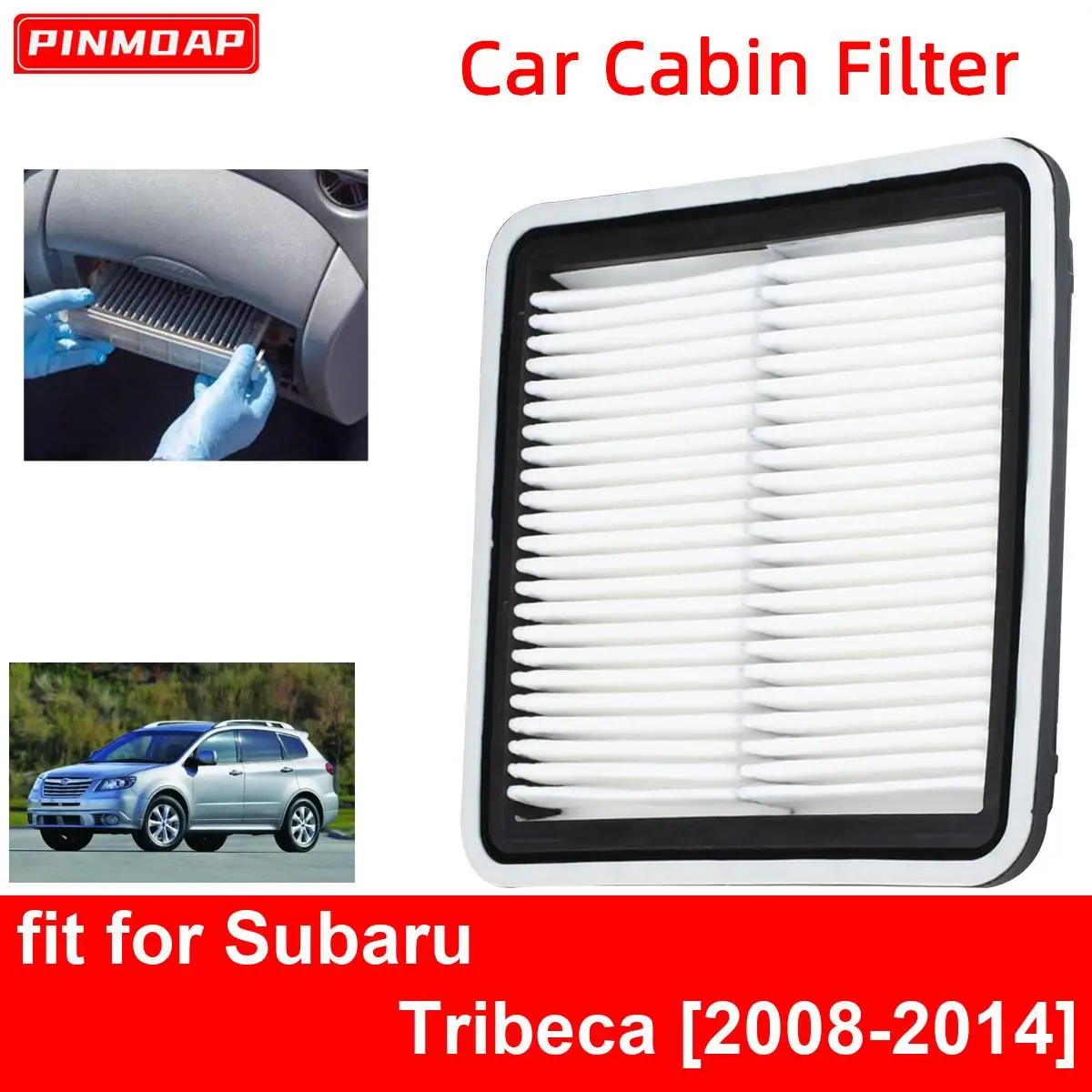 Car Engine  Cabin Air Filter for Subaru Tribeca 2008-2014 Auto Filters Car Engine bon Fiber CA9997 16546-AA090 16546-AA10A 16546