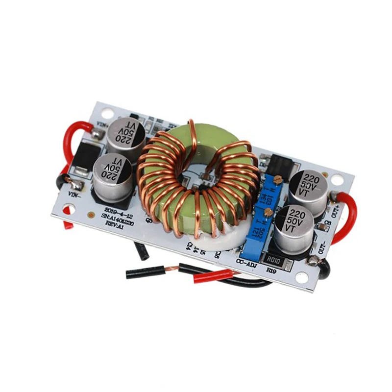 DC konverter penguat Step-up, 600W 10A CC CV modul catu daya Driver LED