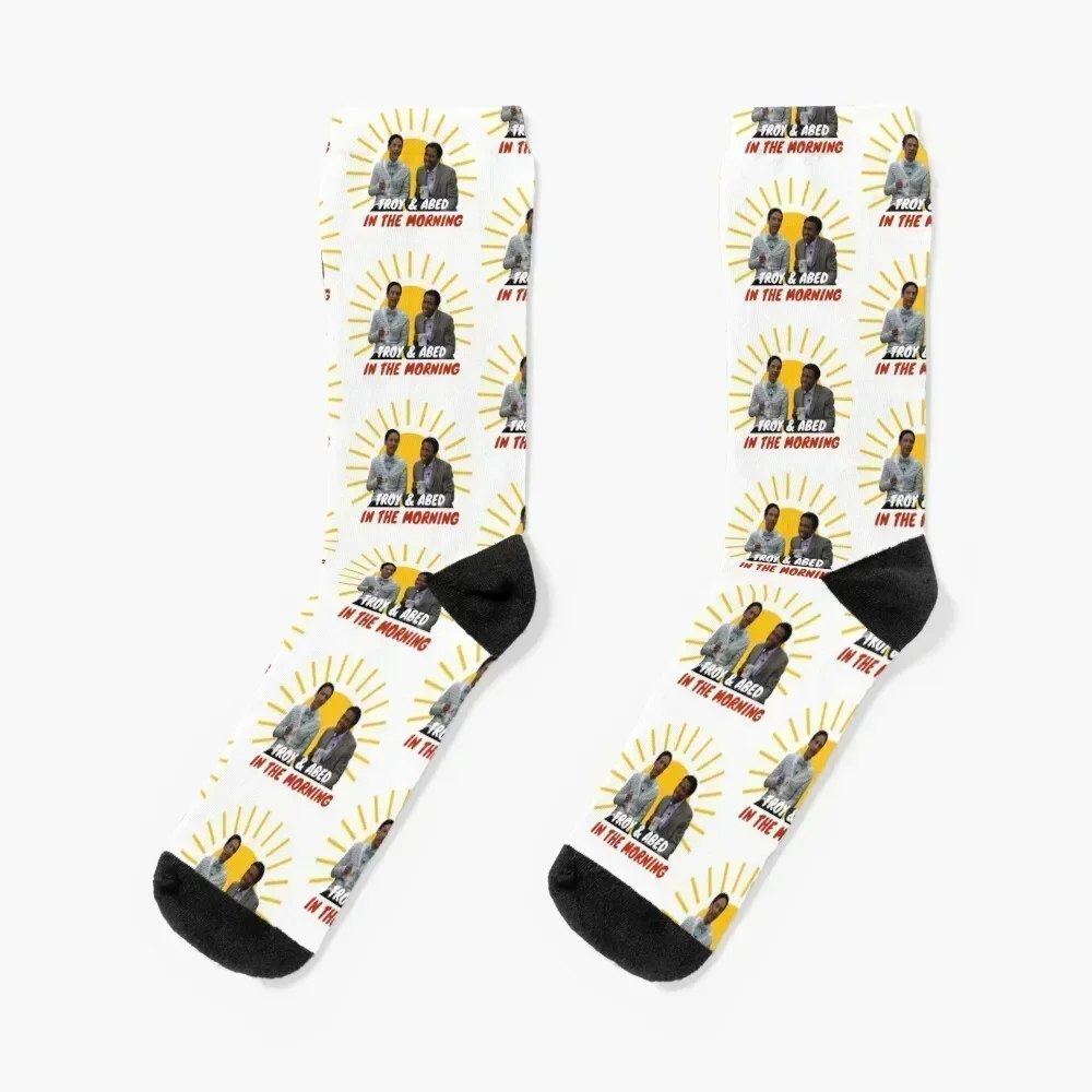 

Troy and Abed in The Morning Socks floor christmas stocking professional running Novelties Designer Man Socks Women's