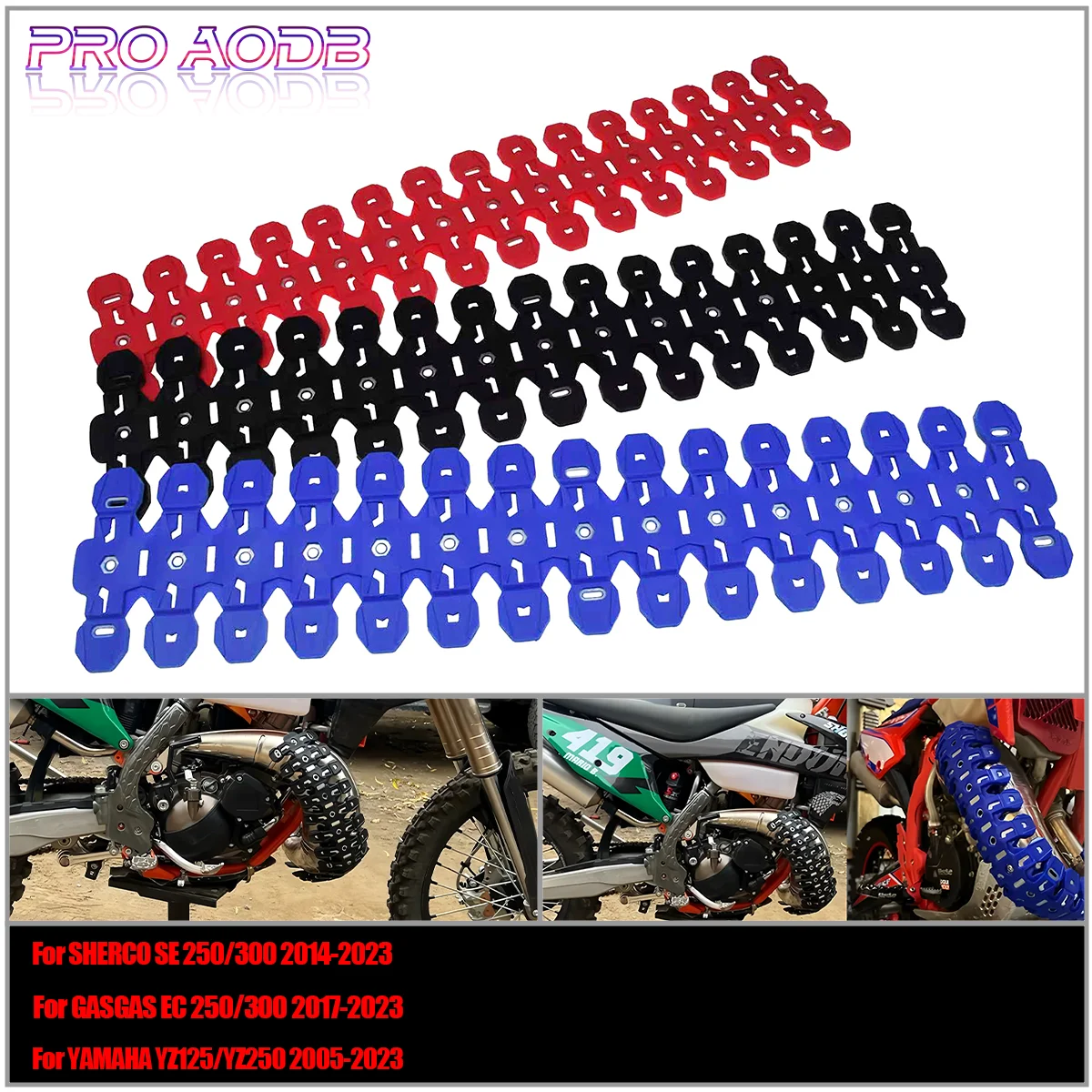 

Exhaust Heat Shield Muffler Protector 60CM For KTM Beta Husqvarna EXC300 EXC250 SX125 XCW300 RR300 TE300 Motorcycle