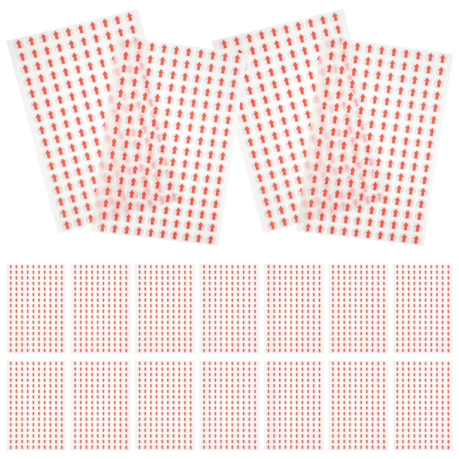 

20 Sheets Arrow Stickers Paper Durable Directional Arrow Decals for Indicating Directions in Office