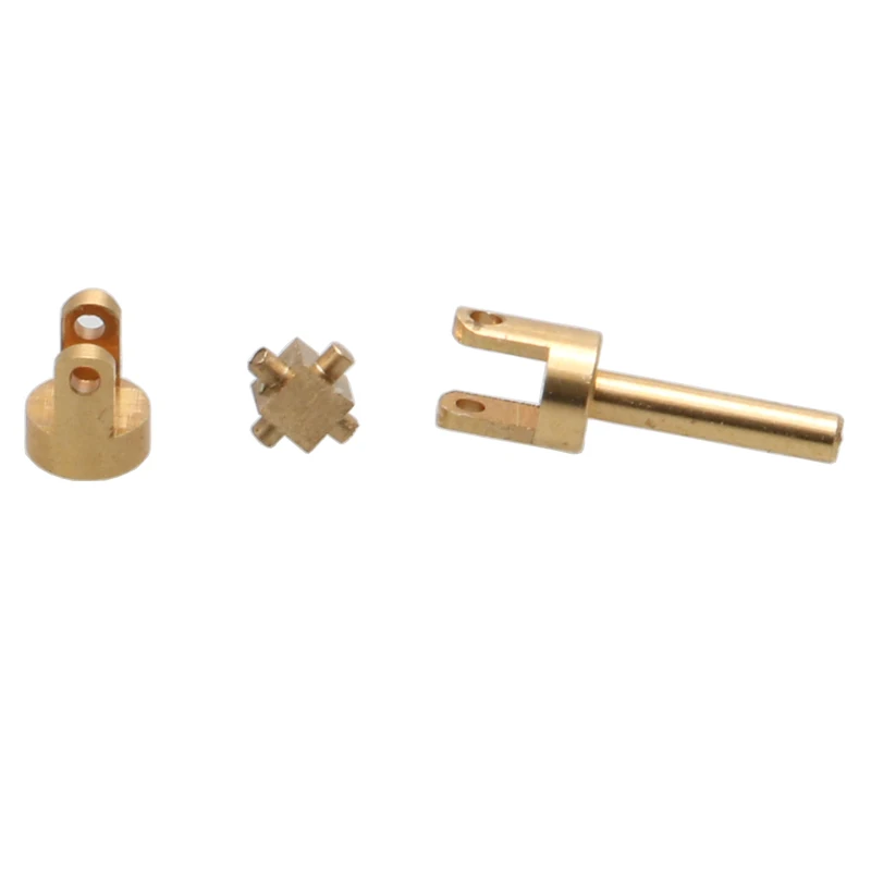 2Set 1:35 1:72 1:87 RC Model Static Change Micro Mini Universal Joint Shaft Hole 1mm Connect Coupling Brass Cardan Joints