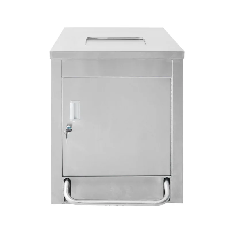 Medical waste recycling cabinet Medical waste sorting cabinet Stainless steel trash can
