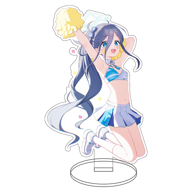 Tenndou U soporte acrílico archivo azul figura de Anime modelo placa decoración de escritorio figuras de letrero de pie regalos de navidad