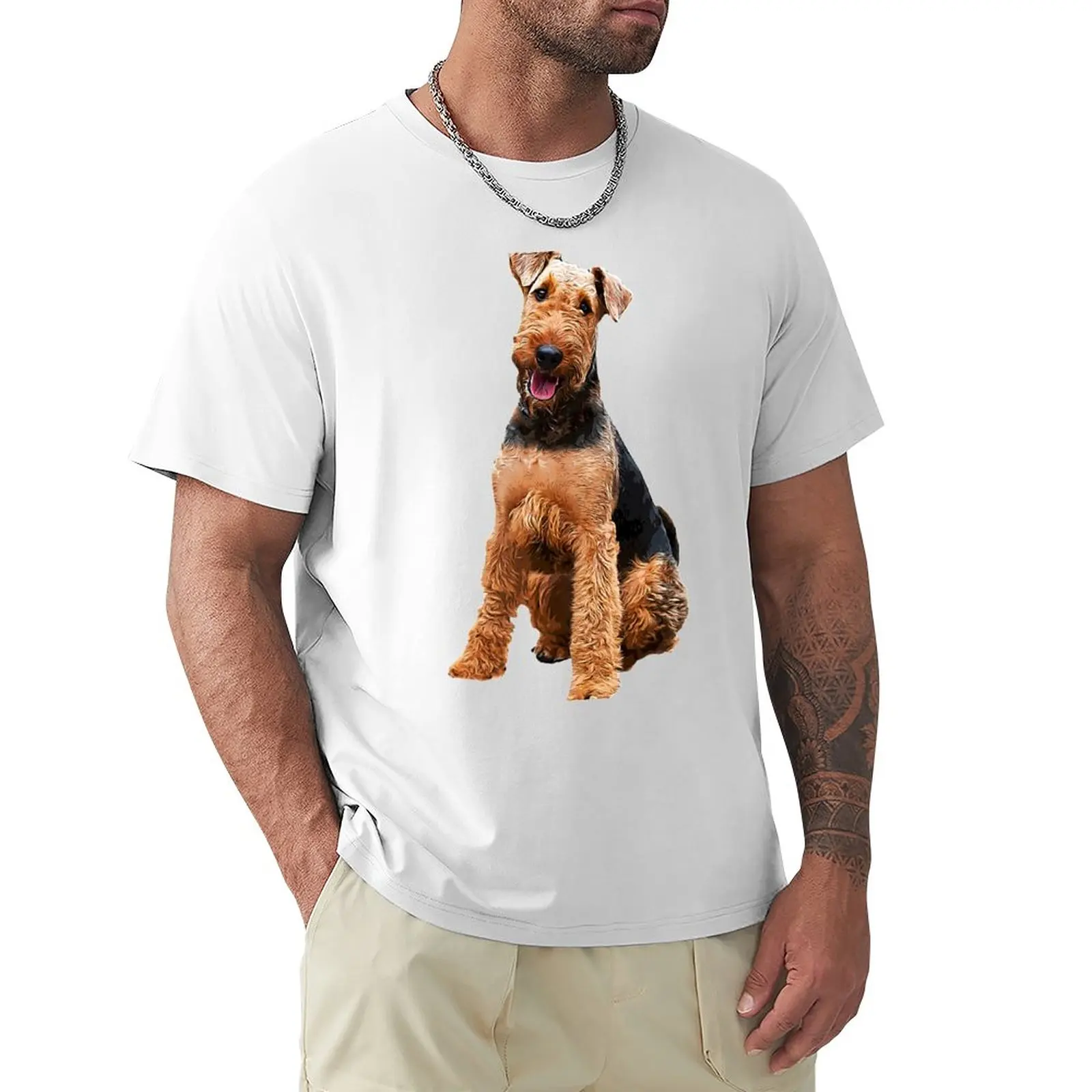 Airedale Terrier Stunning Dog Breed T-Shirt new edition vintage clothes t shirts for men