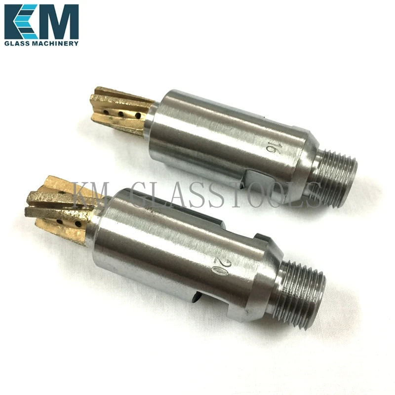 KM Brand Milling cutter (CNC Tools) for Glass Milling Machine.Total length 105mm.D8-SS4,Customized products.