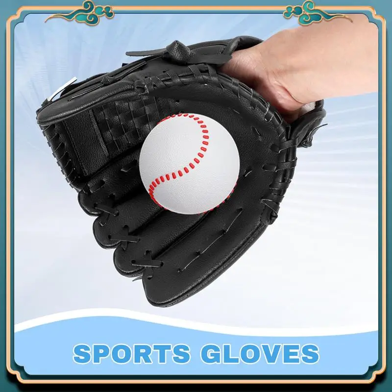 Latest Sports 2 Colors Baseball Glove Softball Right Hand For Adult Train