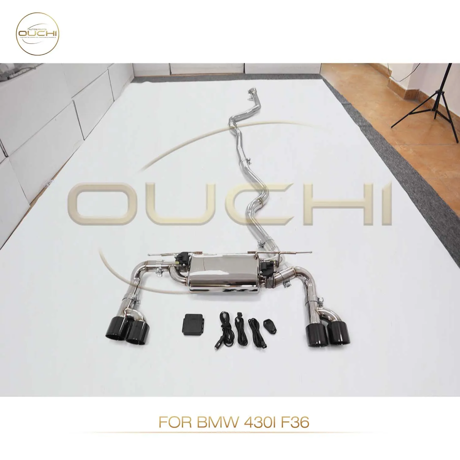 Выхлопная система ouchi из нержавеющей стали Performance Catback для BMW 430I F36, глушитель клапана с контроллером