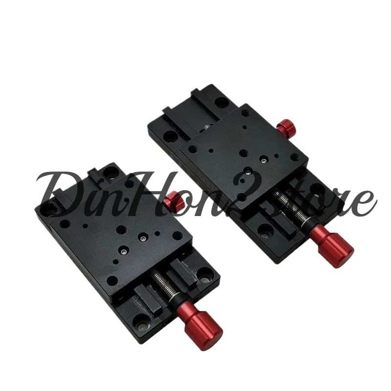 PT65-50 Manual Linear Translation Stage 50mm Travel Dovetail Guide Precision Fine Adjustment Slide Table