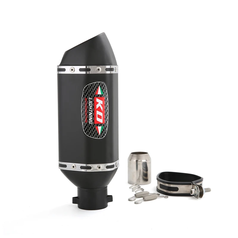 

Универсальный глушитель мотоцикла, хвостовая труба 38-51 мм, наконечник выхлопной трубы из нержавеющей стали 310 мм со съемным DB Killer