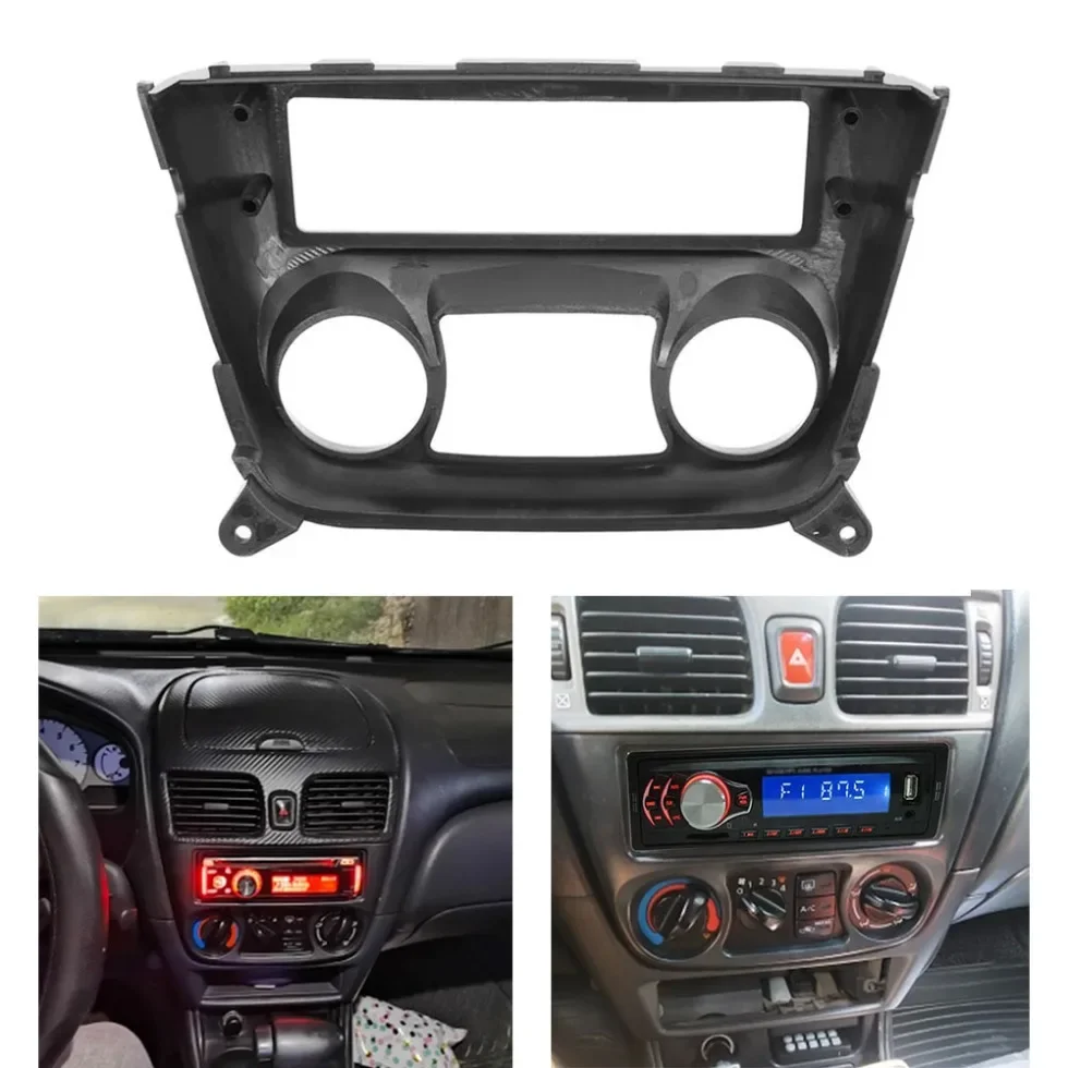 Single Din Stereo Panel Bezel Adapter Cover Car Radio DVD Player Fascias Frame For Nissan Almera Sentra N16 2000-2006