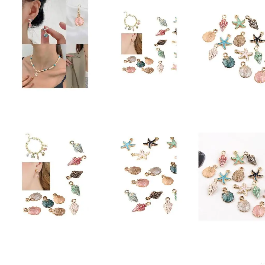 Alloy Charm Pendant for Necklace Bracelet Ocean Jewelry Making Accessories