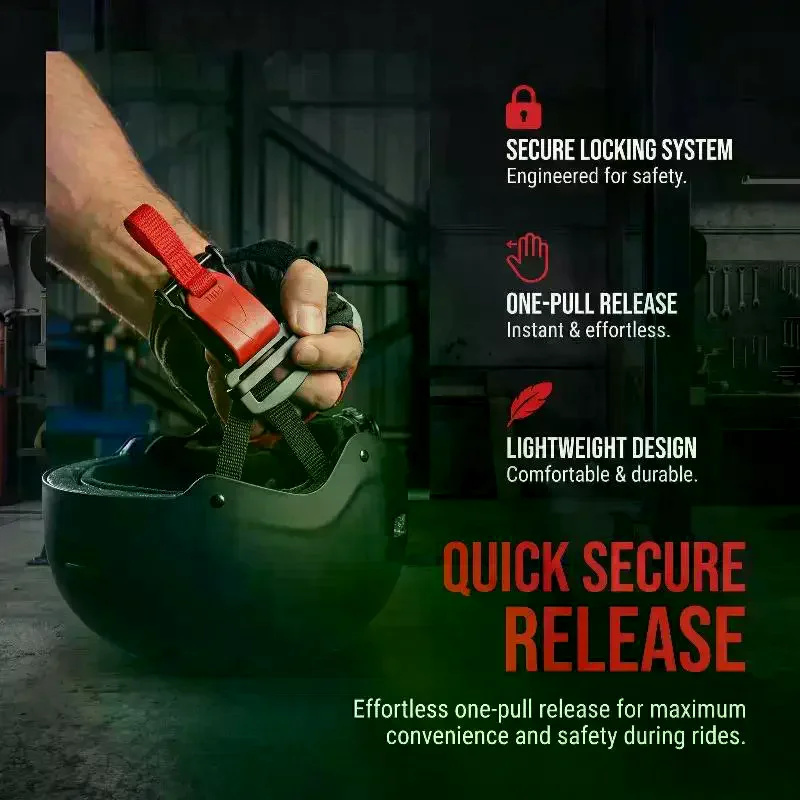 Fibbia a sgancio rapido per ca - Quick Release Buckle Motorcycle Helmet recensione e prezzo