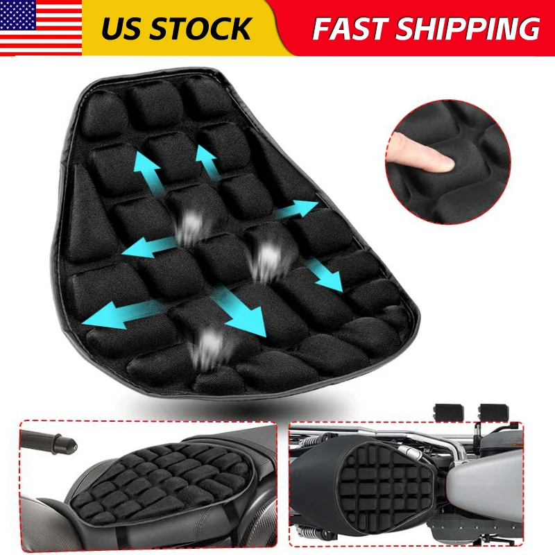 

Lycra Motorcycle Seat Cushion Anti-Slip Seat Pads Breathable Comfort Cover Anti-Shock Universal Saddles Motorbike Accessories