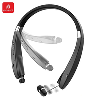 INMAS SX-991True Wireless Foldable Earbuds Bluetooth Neckband Headset Hifi Stereo Earphones Noise Cancelling Headphones With Mic