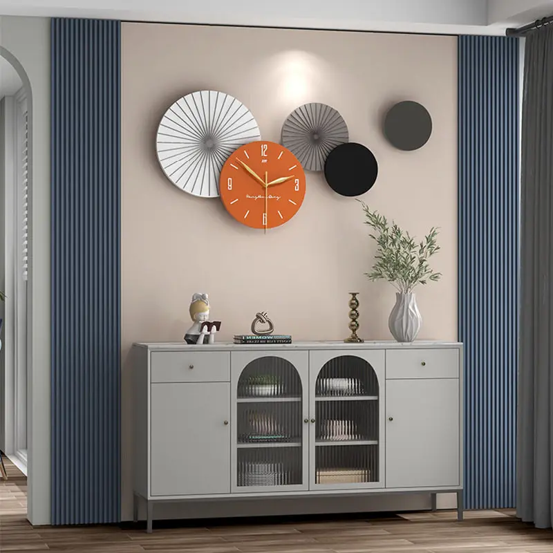 Elegant Large Metal Wall Clook Industerial Nordic Modern Wall Clook Interior Seating Room Orologio Da Parete Home Decoration