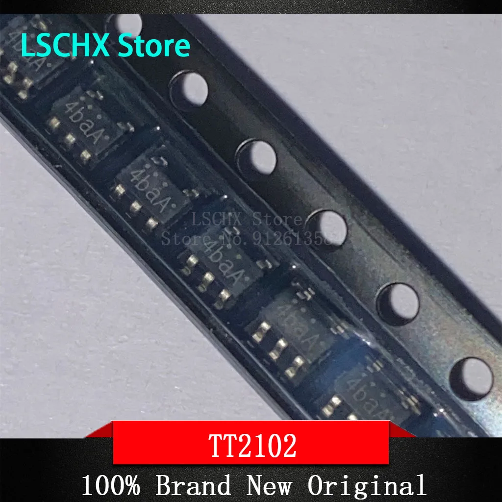 10pcs TT2102-ADJ screen printed 4baA step-down voltage regulator chip mount SOT23-5 brand new original