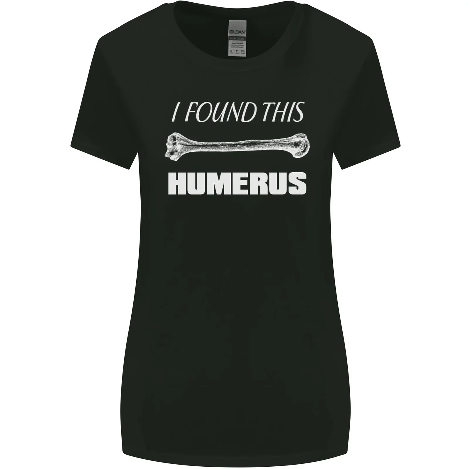 I Found This Humerus Funny Slogan Womens Wider Cut T-Shirt