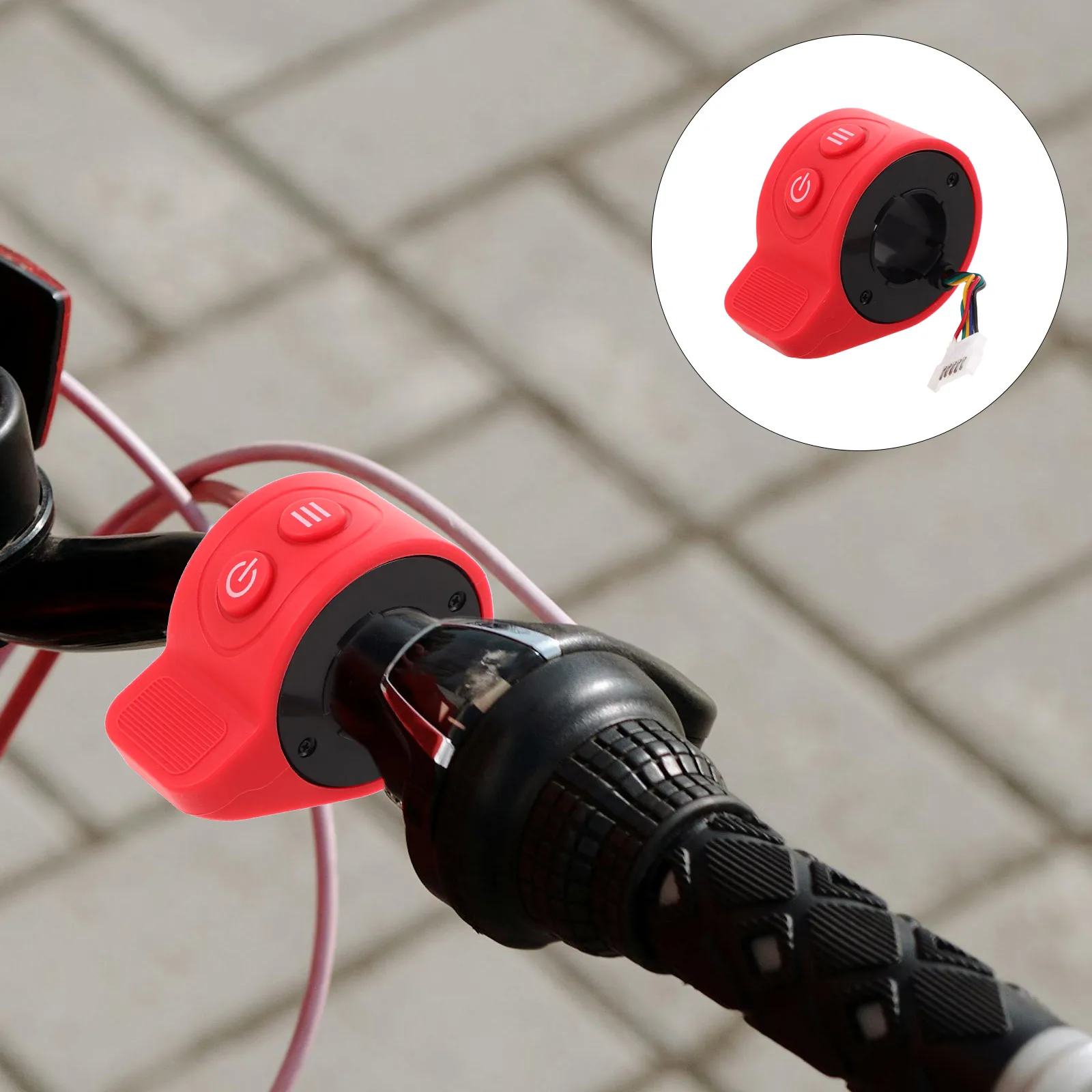 

Scooter Switch Electric Throttle Control Finger Operated Accessories Thumb Alloy Skateboard