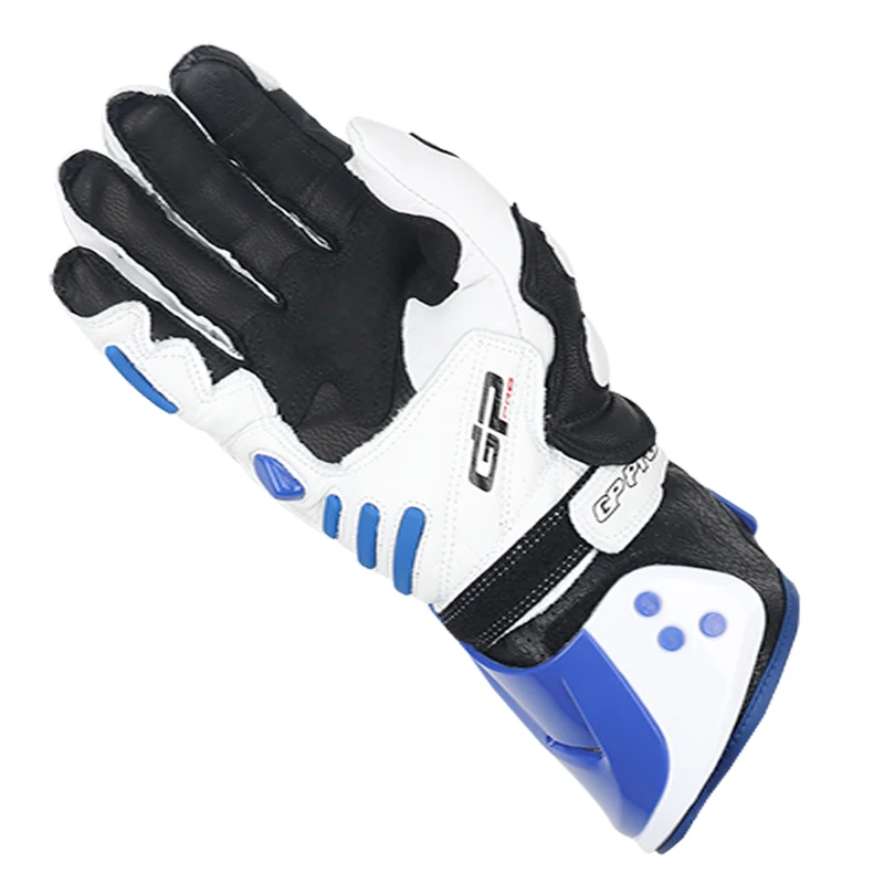 Two-X Gp Pro Motorbike Genuine Leather Motorcycle Men's Windproof Gloves Gloves Touch Screen Long Version Dirt Bike Racing