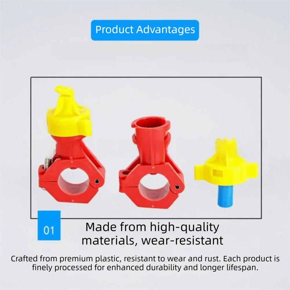 Double Steel Wheel Road Roller Water Spray Nozzle Plastic Durable Water Spray Head Roller Accessories for BOMAG Road Roller